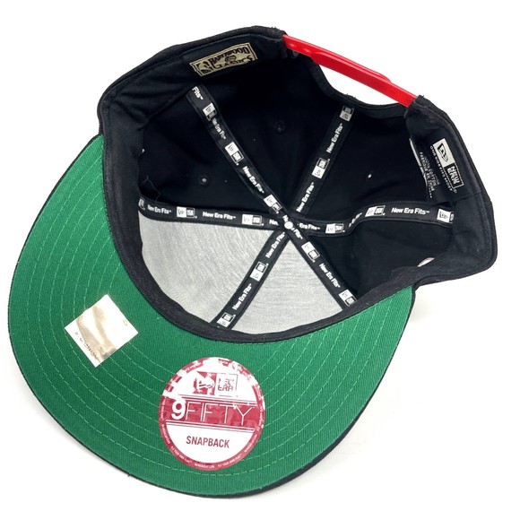 Chicago Bulls New Era Snapback Hat Black / White / Red‎ One Size - Picture 5 of 5